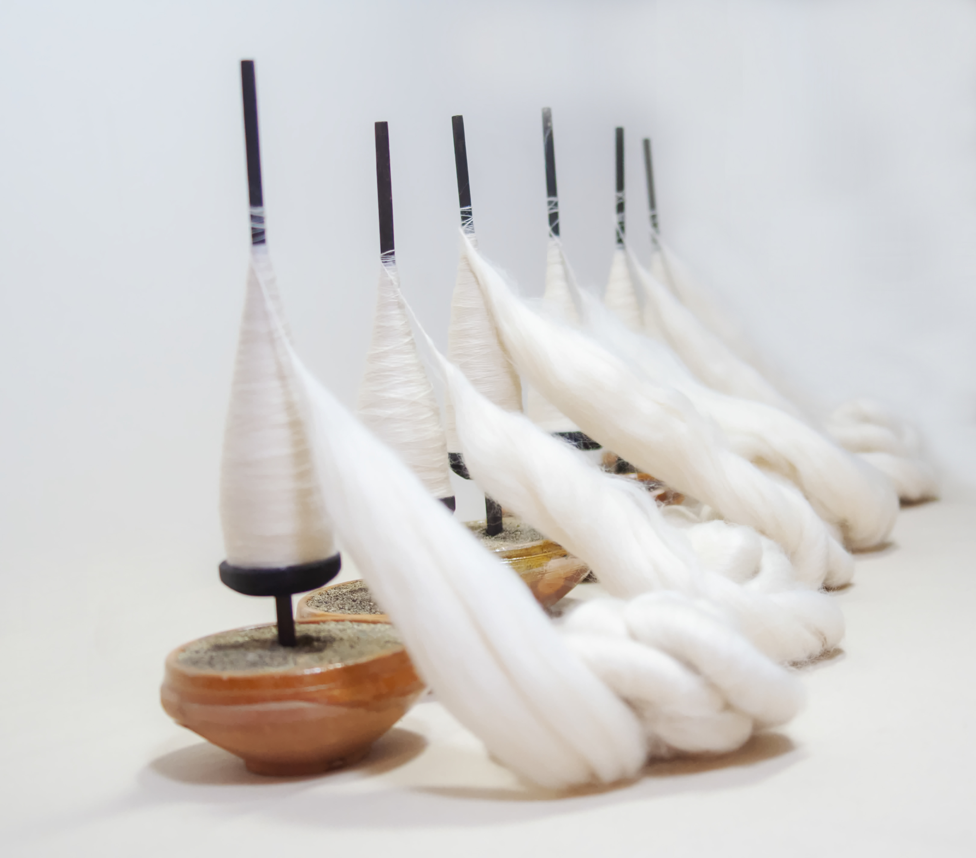 Elvira Espejo Ayca, Spinning Wheels 2. Courtesy the artist